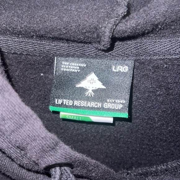 LRG Black Hoodie Small - Picture 2 of 5